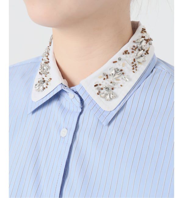 IENA「2wayビジュークレリックシャツ」|シャツ・ブラウス|