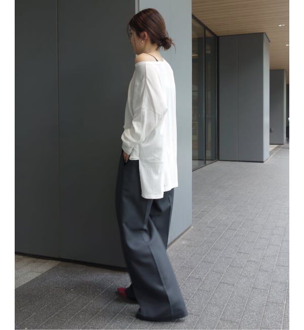 SLOBE IENA「《追加2》miller/ミラー SLOBE別注 シアードルマンロンTEE」|Tシャツ・カットソー|