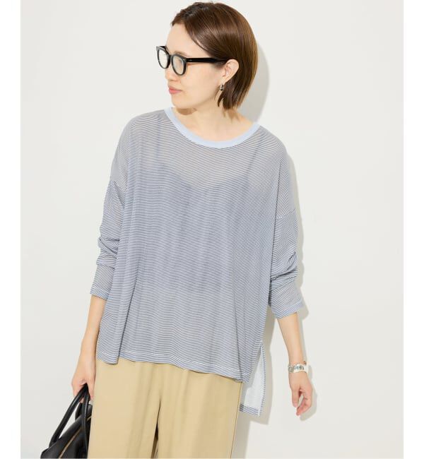 SLOBE IENA「《追加2》miller/ミラー SLOBE別注 シアードルマンロンTEE」|Tシャツ・カットソー|
