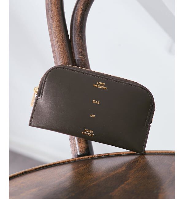 VERMEIL par iena「ORSETTO オルセット フラグメントケース ロゴカラー別注 W155 H85mm」|財布|ブラウン