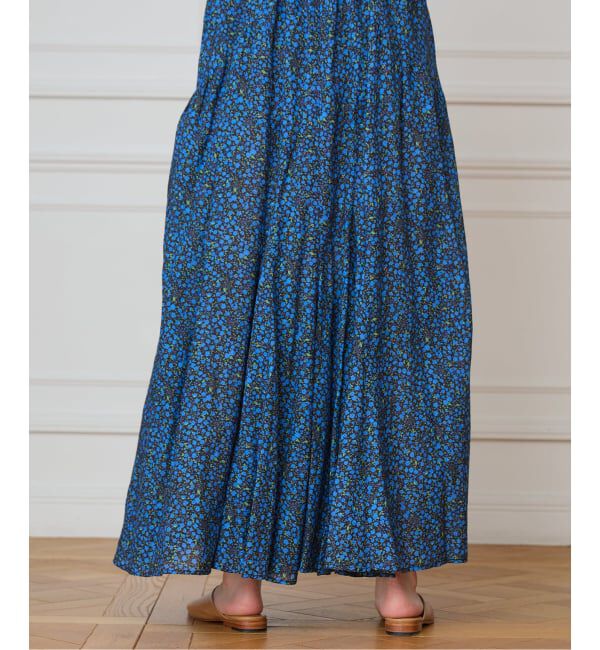 IENA LA BOUCLE「IENA LA BOUCLE Flower プリントワンピース」|ワンピース|