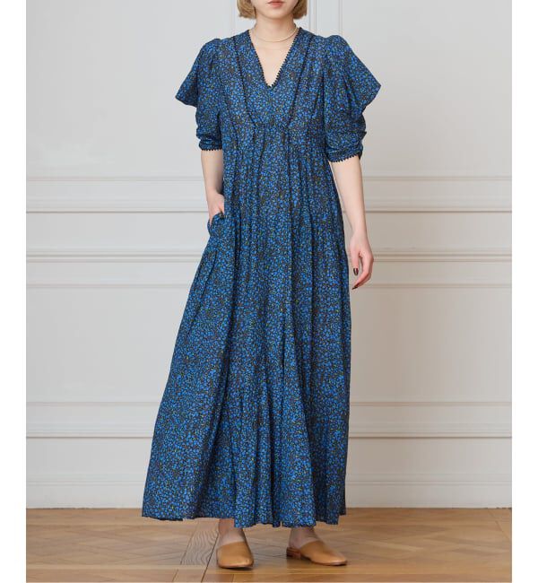 IENA LA BOUCLE「IENA LA BOUCLE Flower プリントワンピース」|ワンピース|