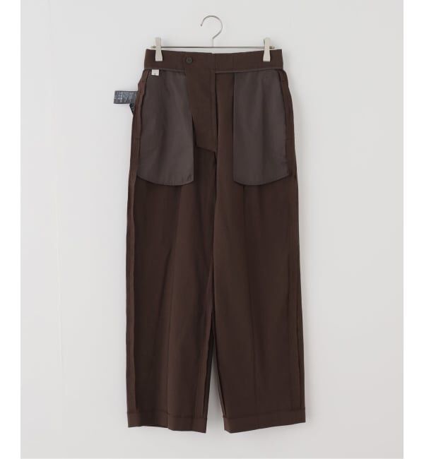 IENA「《一部カラー店舗限定》ウォッシャブルコットンサブレイージースラックス」|スラックス|