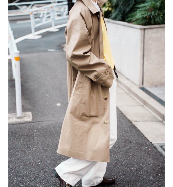 EDIFICE「MACKINTOSH(マッキントッシュ) 別注 NEW BALFIELD」|ステンカラーコート|