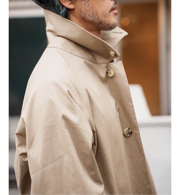 EDIFICE「MACKINTOSH(マッキントッシュ) 別注 NEW BALFIELD」|ステンカラーコート|