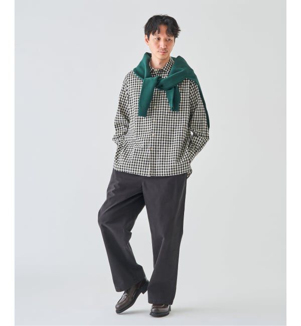 EDIFICE「コットンリネン ラウンド カラー シャツ」|シャツ・ブラウス|