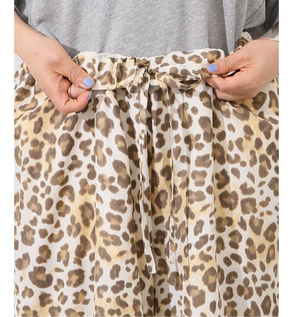 journal standard luxe「バックサテンレオパ イージーパンツ」|その他|