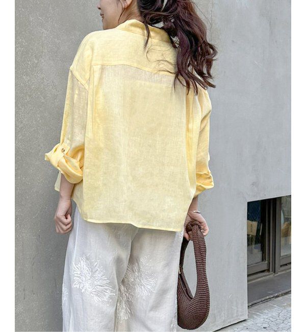 JOURNAL STANDARD「リネンレギュラーロールアップシャツ」|シャツ・ブラウス|