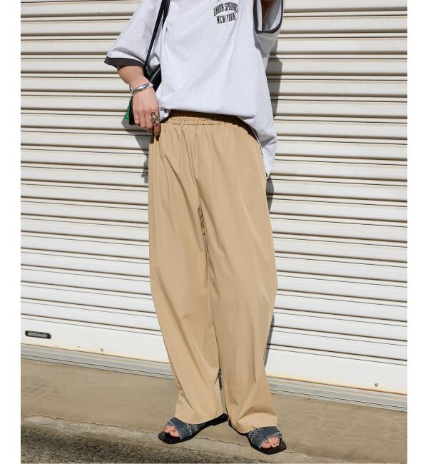 JOURNAL STANDARD「《追加5》【撥水/接触冷感/洗える/UVカット】リネンナイロンストレッチワイドパンツ」|その他|