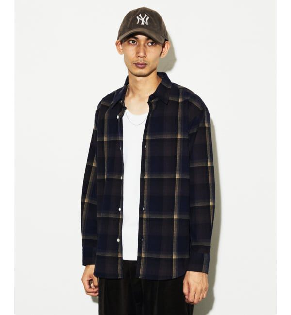 JOURNAL STANDARD「オンブレチェック フランネルシャツ  2」|シャツ・ブラウス|
