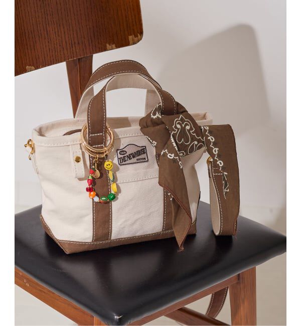 journal standard L'essage「《追加2》別注【THE NEWHOUSE】SP BABY LEON TOTE：トートバッグ」|トートバッグ|ブラウン