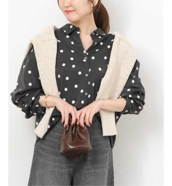 JOURNAL STANDARD relume「ランダムドットシャツ」|シャツ・ブラウス|ブラック