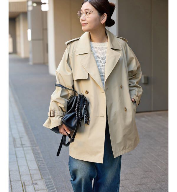 JOURNAL STANDARD「《追加2》ハイカウントミディートレンチコート」|トレンチコート|