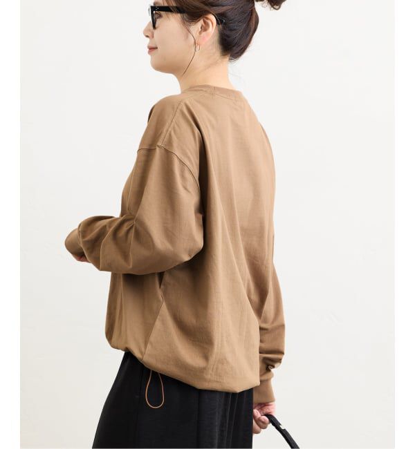 JOURNAL STANDARD「《追加2》シャーリングロングスリーブTシャツ」|Tシャツ・カットソー|ブラウン B