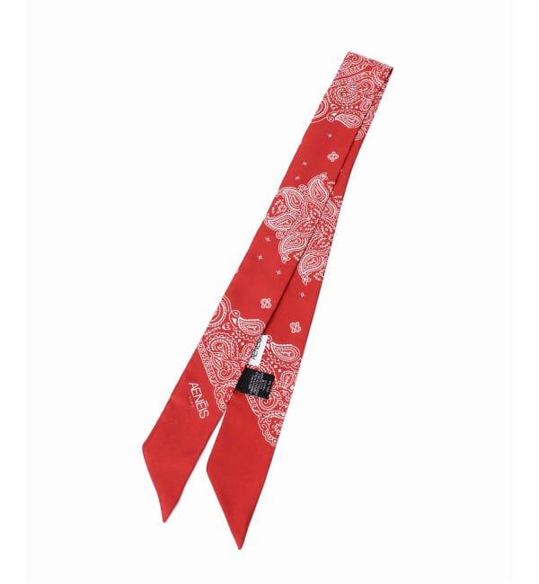 journal standard L'essage「【AENEIS/エネス】Minimal Illusion Silk Twill Bande：スカーフ」|バンダナ・スカーフ|