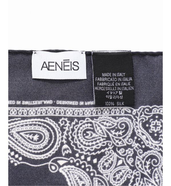 journal standard L'essage「【AENEIS/エネス】Minimal Bandana silk scarf：スカーフ」|バンダナ・スカーフ|