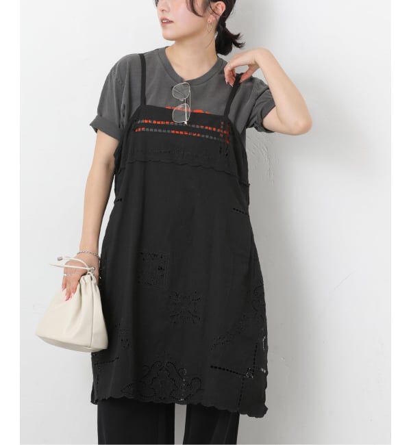 JOURNAL STANDARD relume「スクエアエンブロイダリーチュニック」|チュニック|ブラック