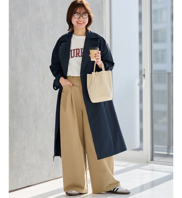 JOURNAL STANDARD relume「《追加2》［洗濯機洗い可］コットンナイロンライトトレンチコート」|トレンチコート|