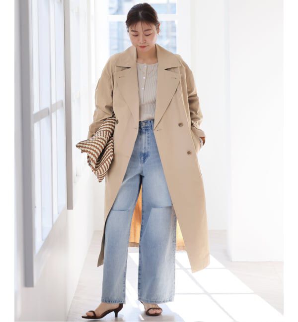 JOURNAL STANDARD relume「《追加2》［洗濯機洗い可］コットンナイロンライトトレンチコート」|トレンチコート|