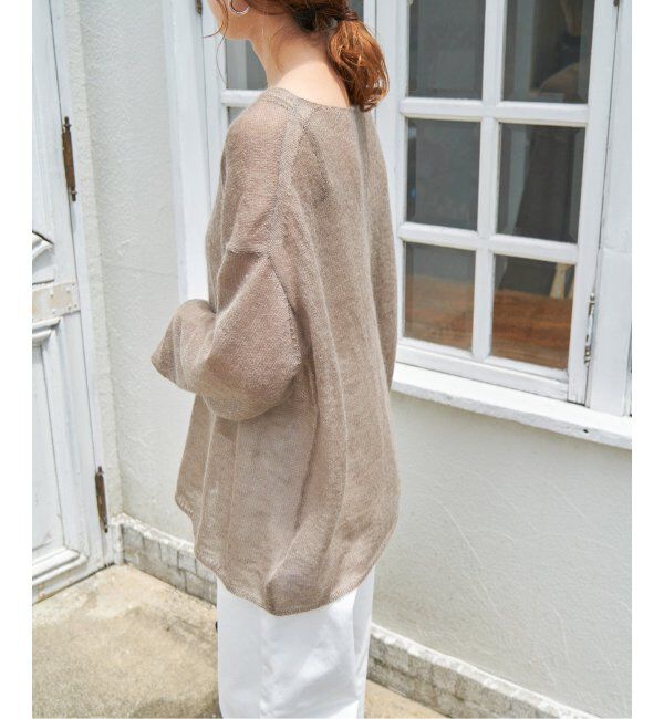 Spick and Span「《WEB限定カラー有り / 追加》ルーズモヘヤMIXボートネックニット」|ニット・セーター|