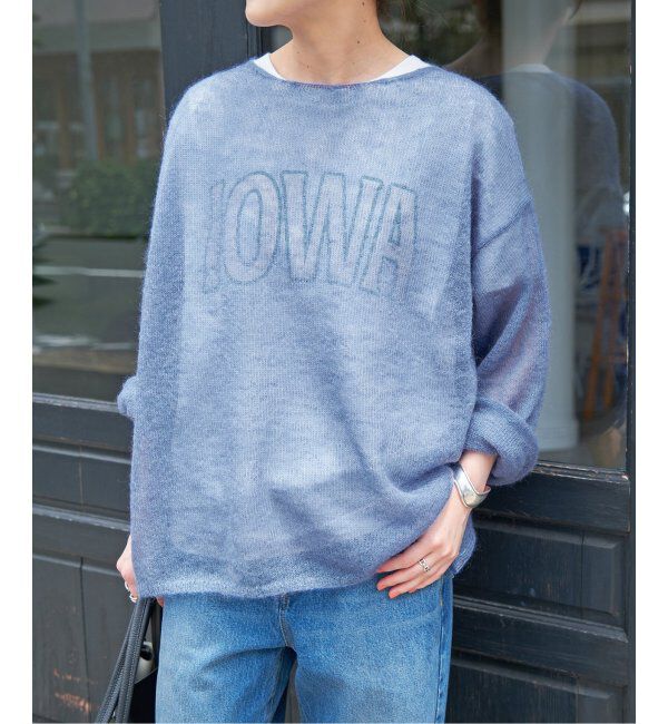 Spick and Span「《WEB限定カラー有り / 追加》ルーズモヘヤMIXボートネックニット」|ニット・セーター|