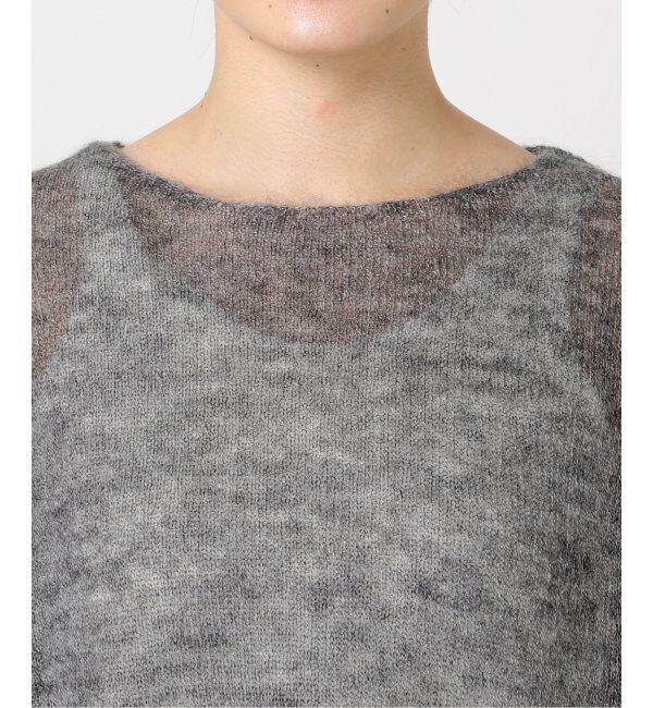 Spick and Span「《WEB限定カラー有り / 追加》ルーズモヘヤMIXボートネックニット」|ニット・セーター|