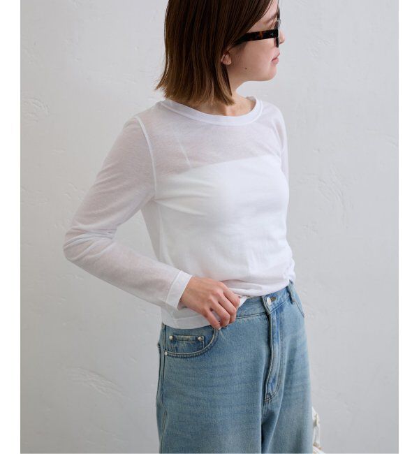 U by SPICK&SPAN「《追加》C/NY シアートップス」|Tシャツ・カットソー|