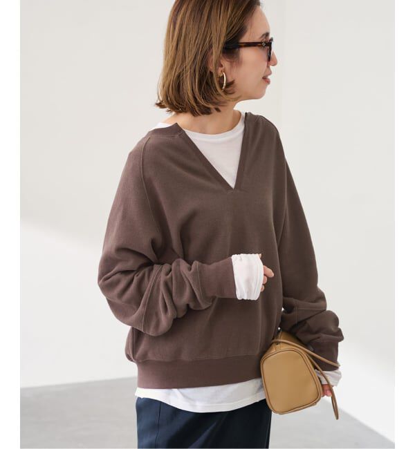 FRAMeWORK「Butter Terry キーネックスウェット」|スウェット・ジャージ|