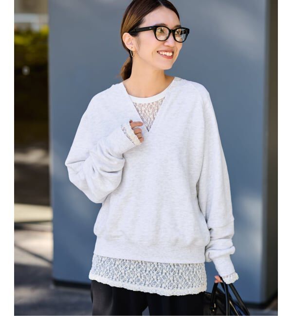 FRAMeWORK「Butter Terry キーネックスウェット」|スウェット・ジャージ|