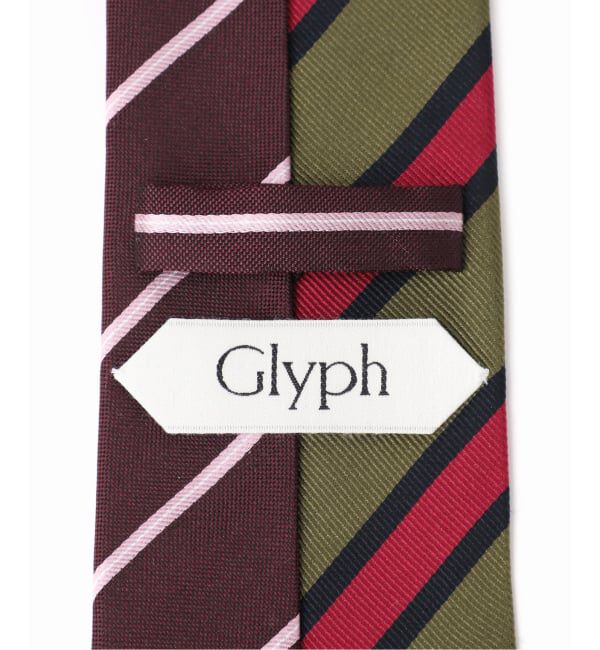 Glyph「《一部店舗+WEB限定》Glyph Color Block Tie」|ネクタイ・蝶ネクタイ|