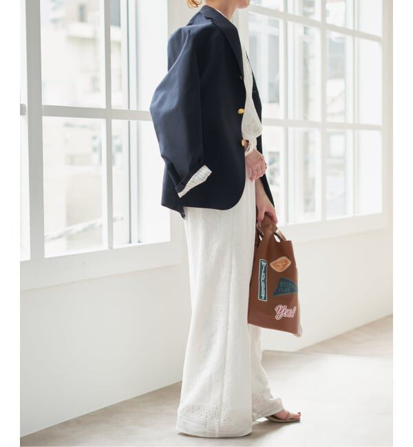 Spick and Span「オープンカラーレースジャンプスーツ」|オールインワン|