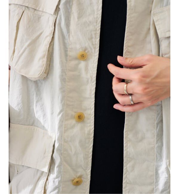 FRAMeWORK「ローンワッシャーミリタリージャケット」|ミリタリージャケット|