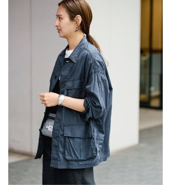 FRAMeWORK「ローンワッシャーミリタリージャケット」|ミリタリージャケット|