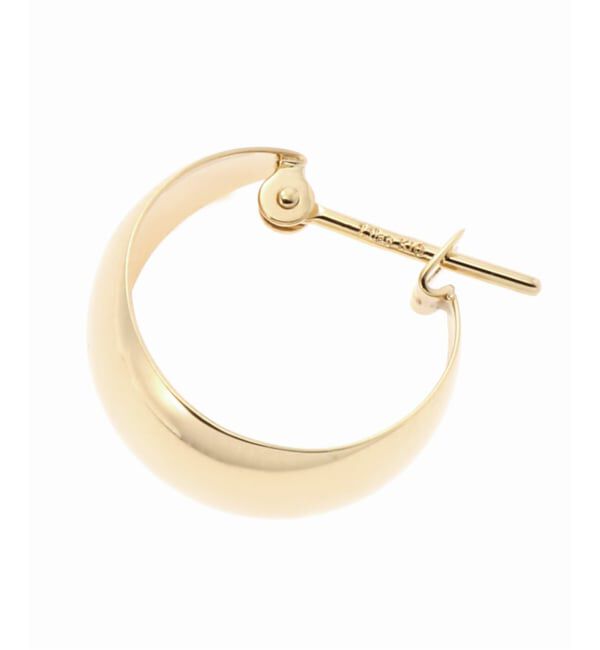 Lilas by Spick&Span「三日月フープピアス K10（両耳）」|ピアス|