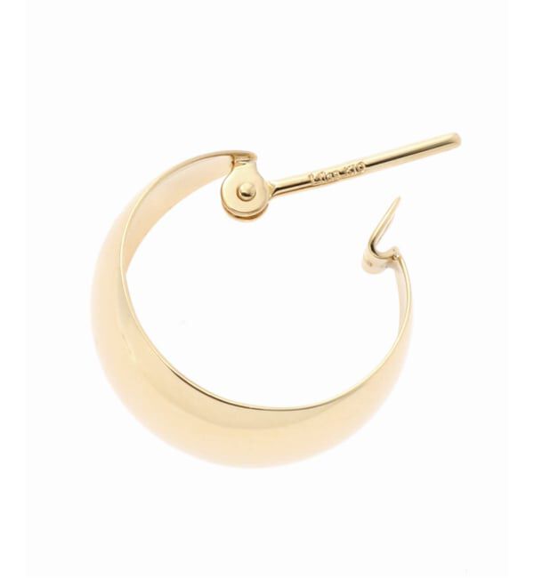 Lilas by Spick&Span「三日月フープピアス K10（両耳）」|ピアス|