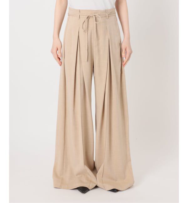 NOBLE「《予約》SUNCOO/サンクー タックワイドパンツ」|その他|