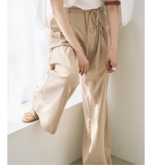 NOBLE「《予約》SUNCOO/サンクー タックワイドパンツ」|その他|