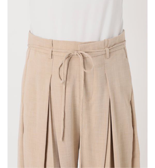 NOBLE「《予約》SUNCOO/サンクー タックワイドパンツ」|その他|