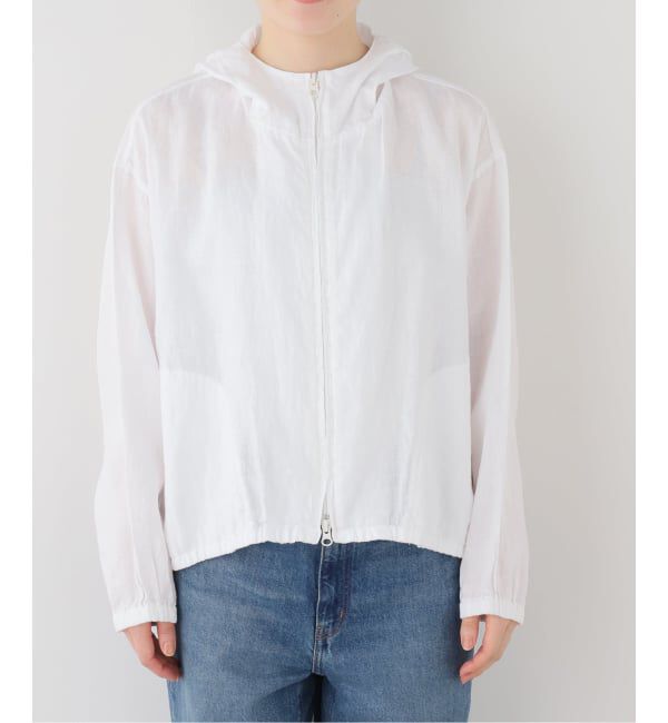 FRAMeWORK「フレンチリネンフードシャツ」|シャツ・ブラウス|