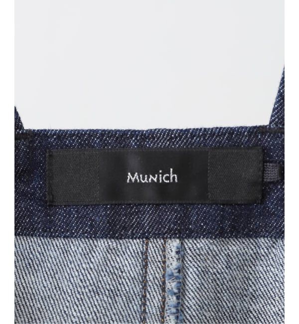  「【洗える】Munich/ミューニック スラブコットンデニムオールインワン」|オールインワン|