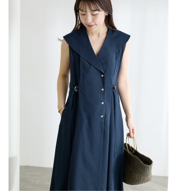  「《予約》【洗える】セーラーカラーワンピース」|ワンピース|