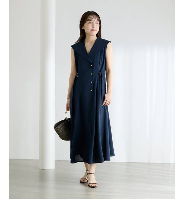  「《予約》【洗える】セーラーカラーワンピース」|ワンピース|