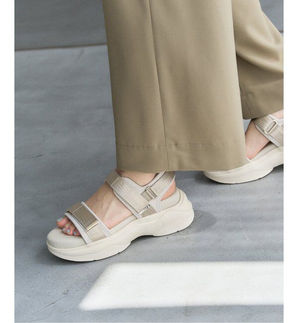  「COHINA&times;LE TALONコンビベルトスニーカーサンダル」|サンダル|