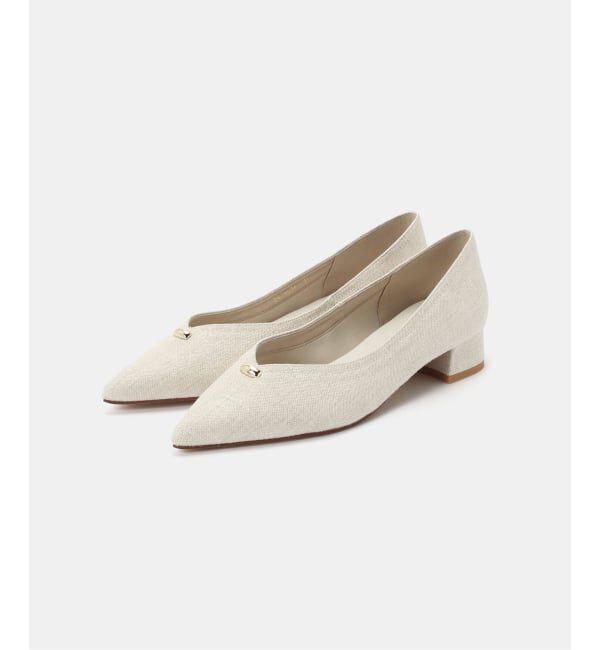  「《追加》3cmVカットメタルパンプス」|パンプス|