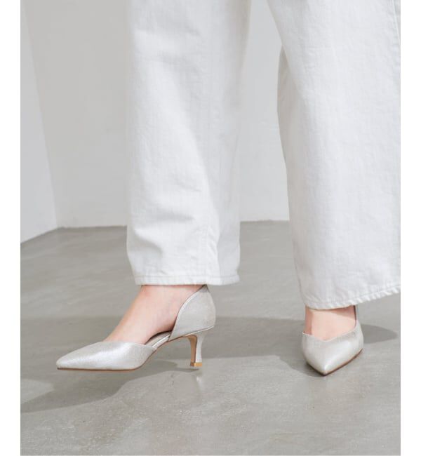  「≪追加≫5.5cmVカットサイドオープン」|パンプス|