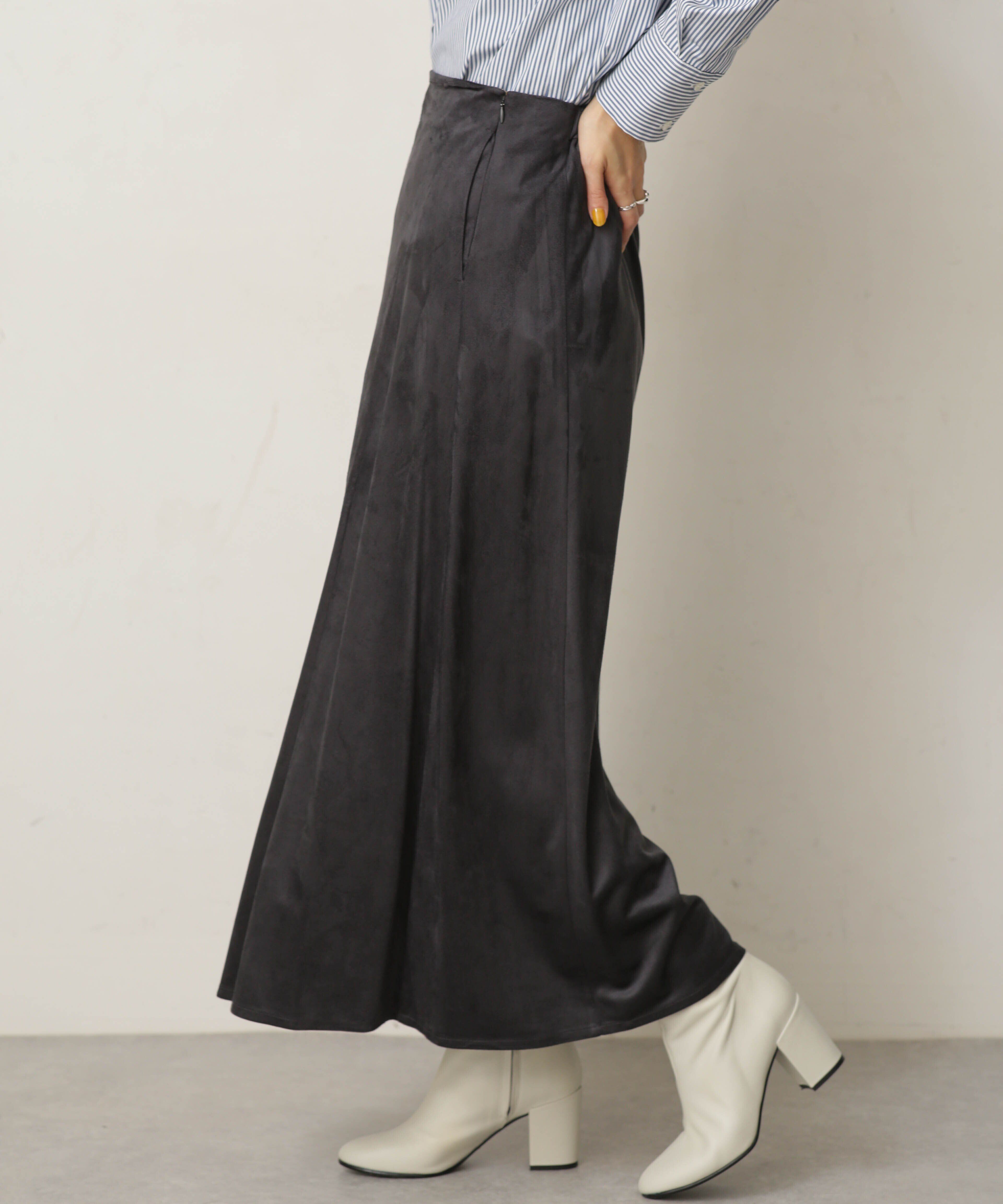 nano･universe「LB.04/フェイクスエードスカート」|スカート|
