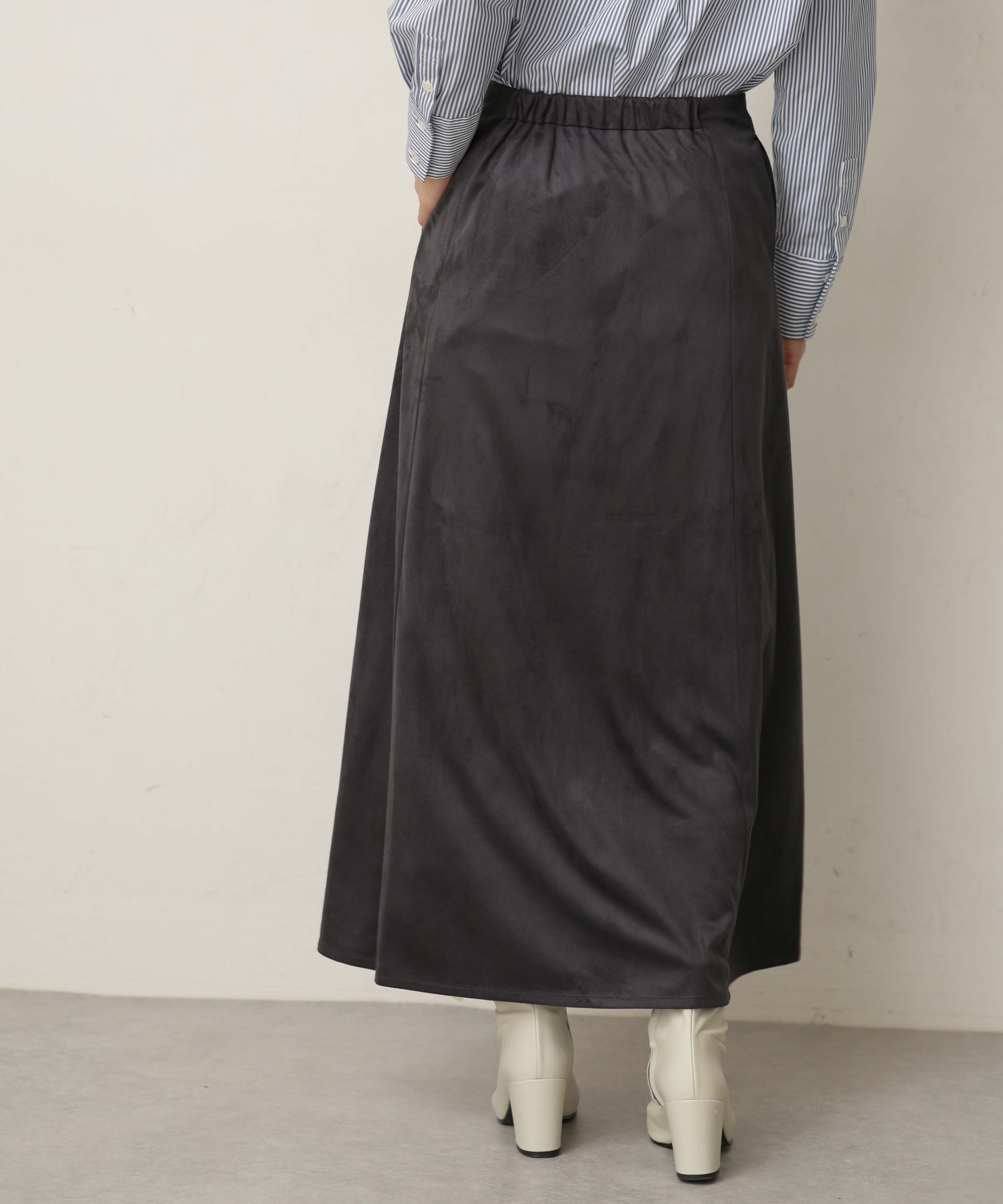 nano･universe「LB.04/フェイクスエードスカート」|スカート|