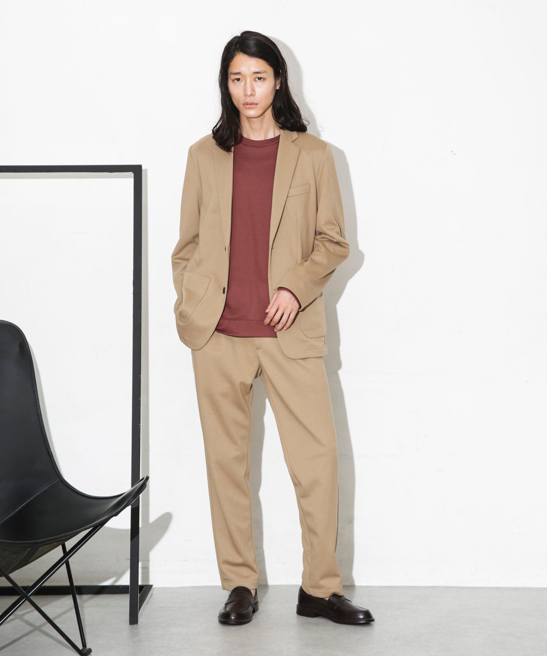 nano･universe「｢FORMAL JERSEY｣クルーネックカットソー長袖」|Tシャツ・カットソー|