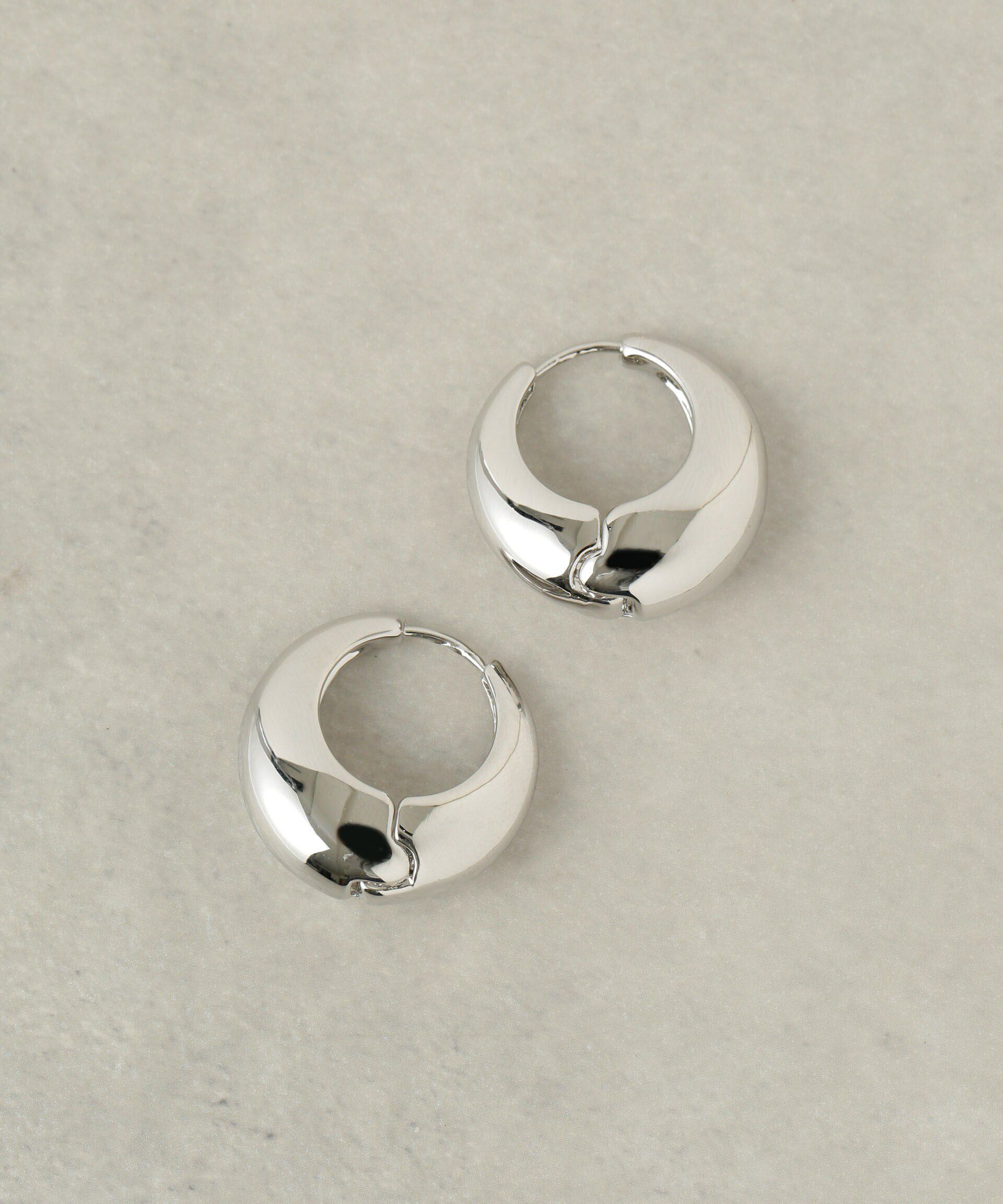 nano･universe「ムーンフープピアス」|ピアス|