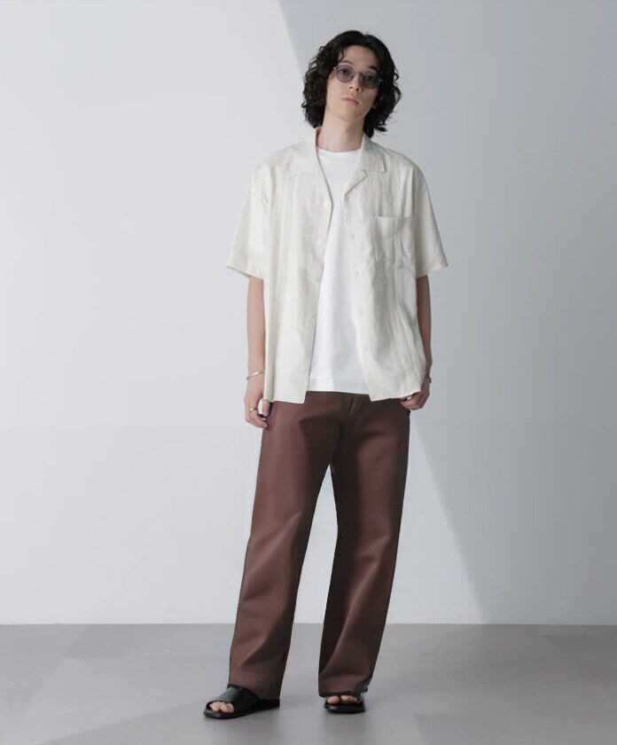 nano･universe「スタイリッシュキューバシャツ 半袖」|シャツ・ブラウス|